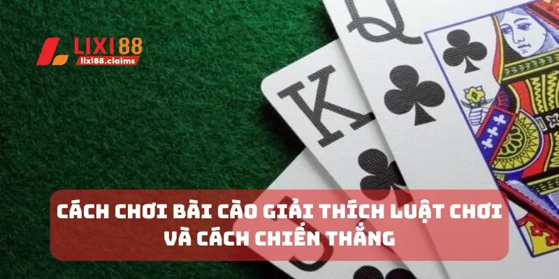 cách chơi bài cào